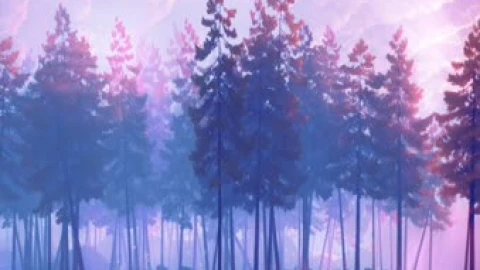 Aesthetic Pine Forest 4K Animated Wallpaper animated wallpaper preview