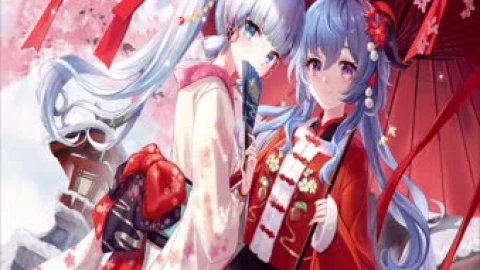 Ayaka and Gan Yu Animated Wallpaper – Free Live Wallpaper