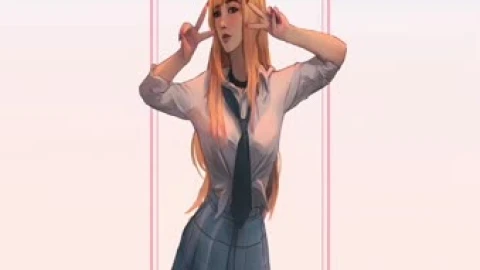 Kitagawa Blond Girl Live Wallpaper – Free Live Wallpaper