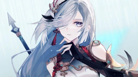 Genshin Impact Cybust Shenhe PC – Free Live Wallpaper