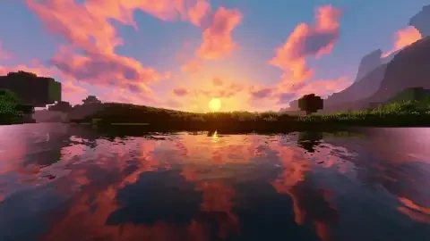 Minecraft Sunset
