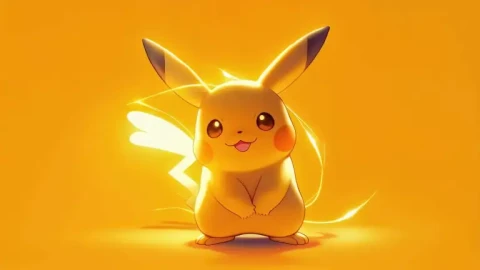 Cute Electric Pikachu Live Wallpaper animated wallpaper preview