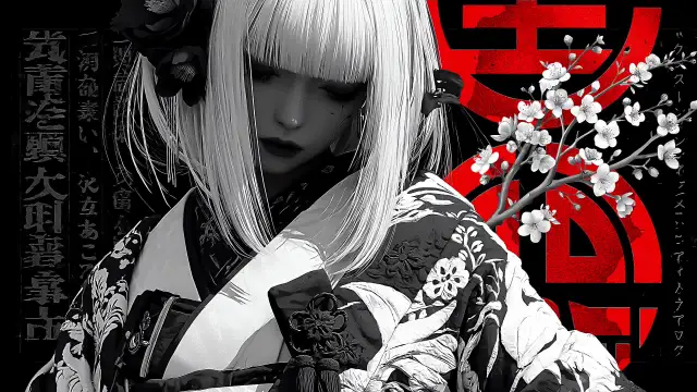 Black Petals Minimal Live Wallpaper animated wallpaper preview