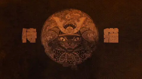 Samurai Cat: Rising Pattern Live Wallpaper - Free Live Wallpaper