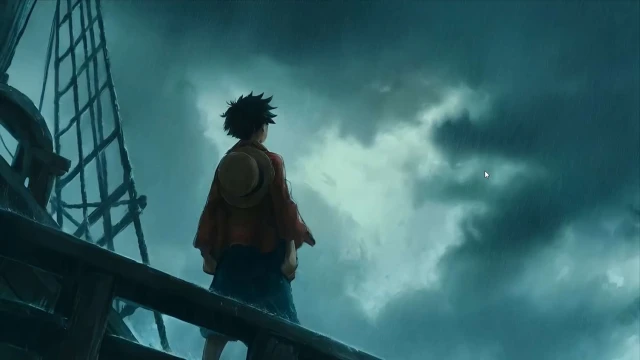 One Piece - Luffy Stormy Ocean Cinematic Live Wallpaper Preview