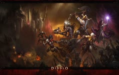Diablo 3 Heroes Rise Darkness Animated Wallpaper