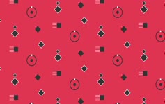 Pink Geometric Cycle Animated Wallpaper