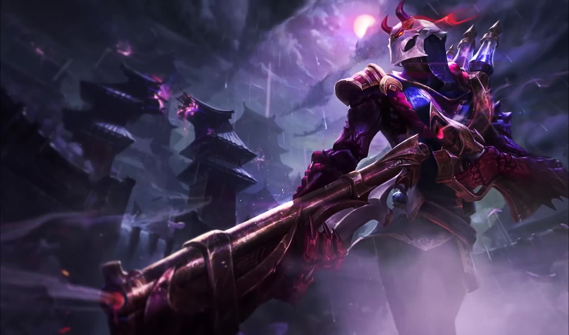 Download Blood Moon Jhin Animated Windows Wallpaper