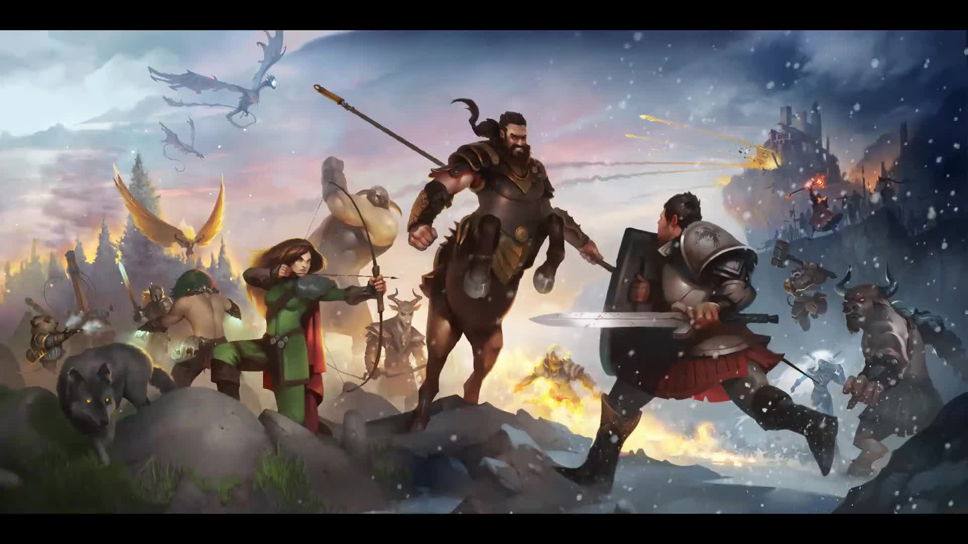 Download Crowfall Game Animated Wallpaper