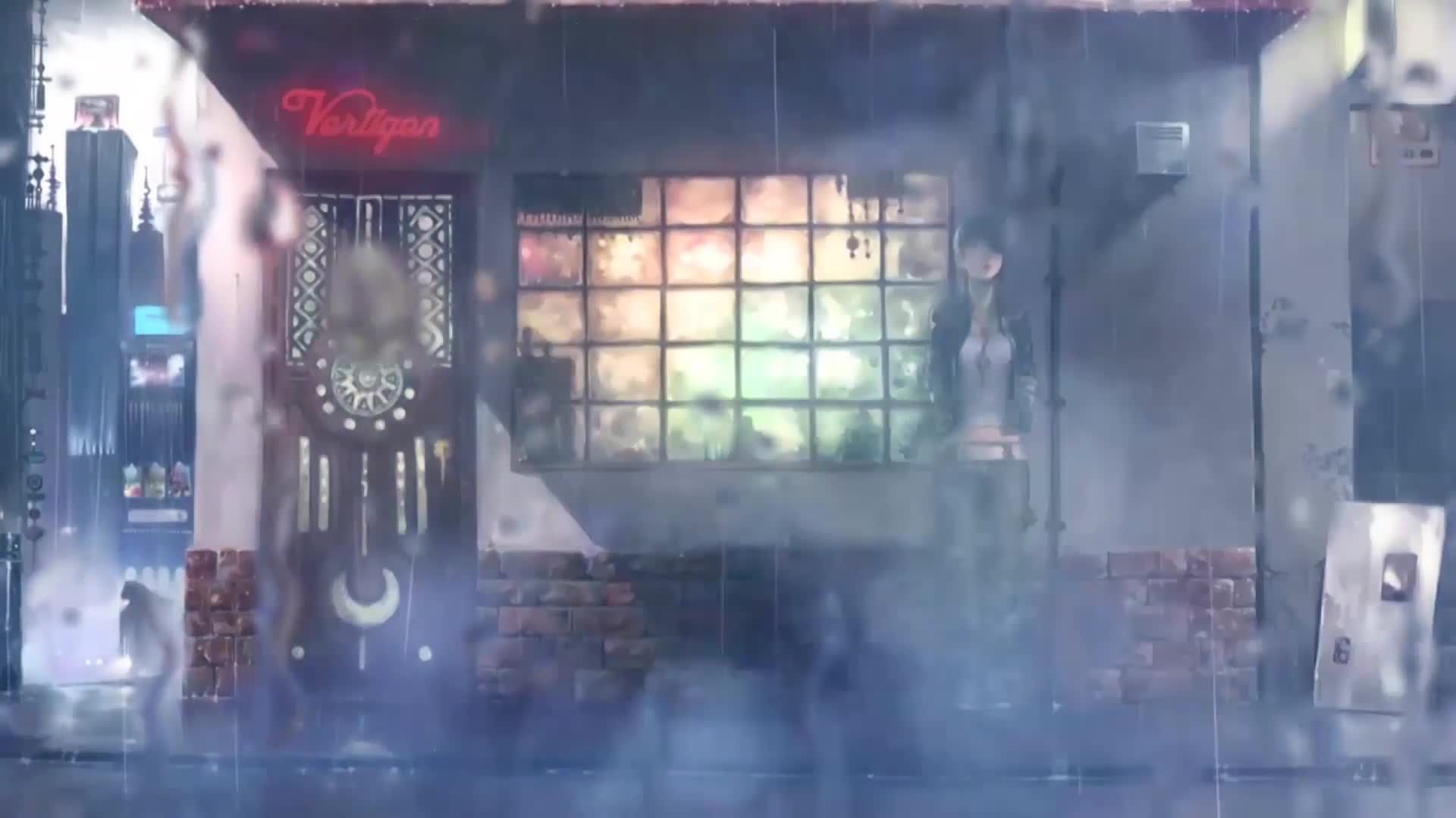 Download Anime Girl in the Rain 60fps Live Wallpaper