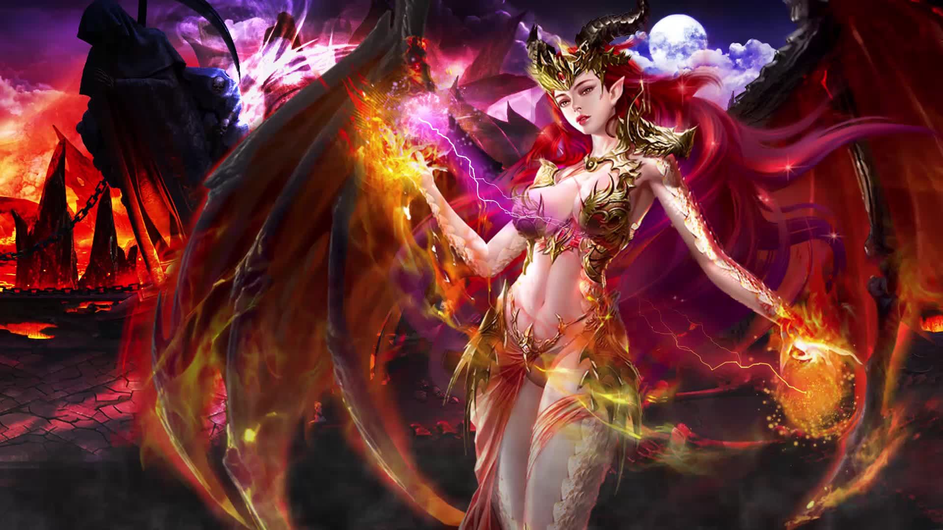 Download Dragon Girl HD Live Wallpaper
