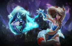 League of Angels 2 Wolf Girl HD Live Wallpaper