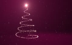 Spiral Tree Christmas Live Wallpaper
