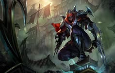 Zed the Master of Shadows Login Screen League of Legends