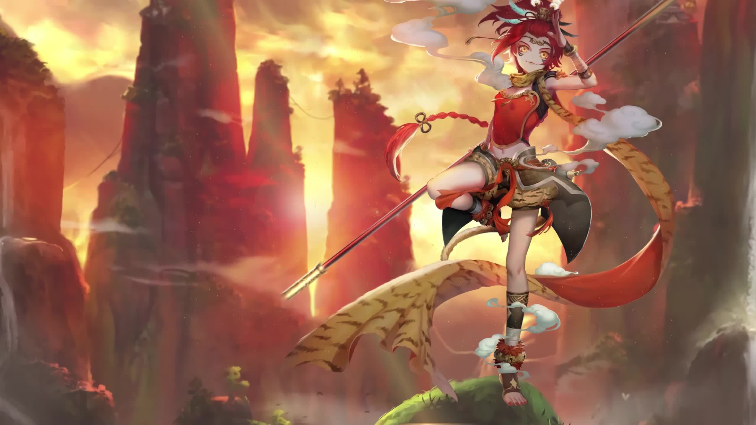 Download Warrior Girl Anime Live Wallpaper HD