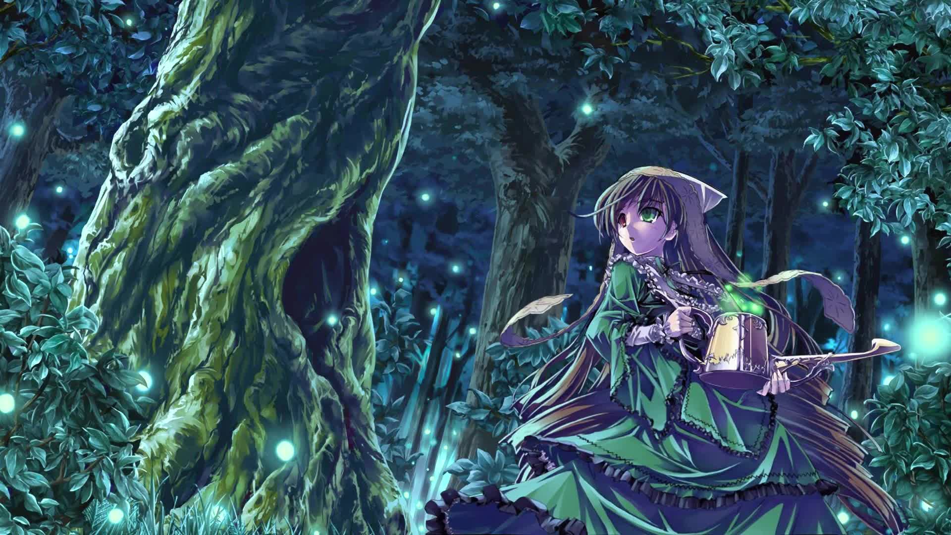 Download Anime Girl In Forest Live Wallpaper Free
