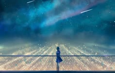 Scaling The Horizon Anime Live Wallpaper Free