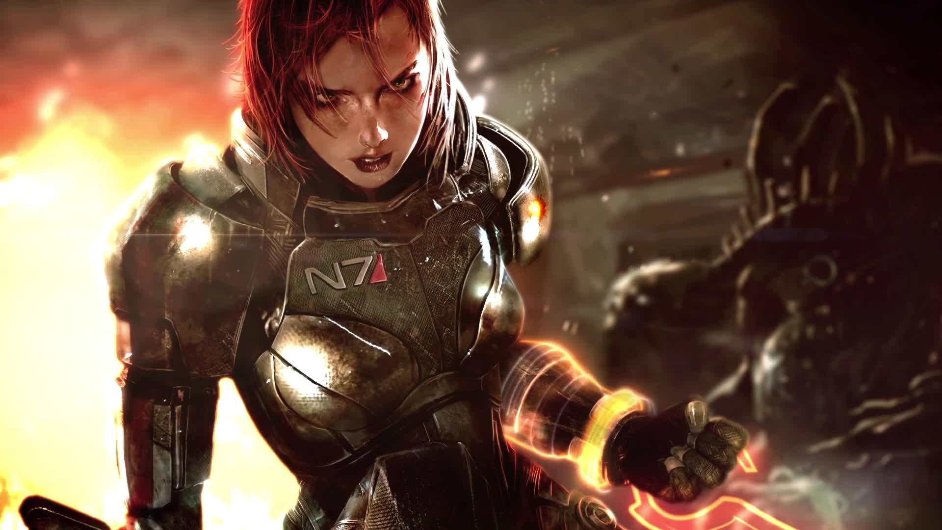 Download Mass Effect Girl HD Live Wallpaper