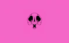 Minimal Pinky Skull Live Wallpaper