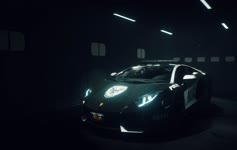 Lamborghini Aventador Police Patrol Car Live Wallpaper