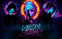 Cyberpunk Retro Neon Girls Live Wallpaper