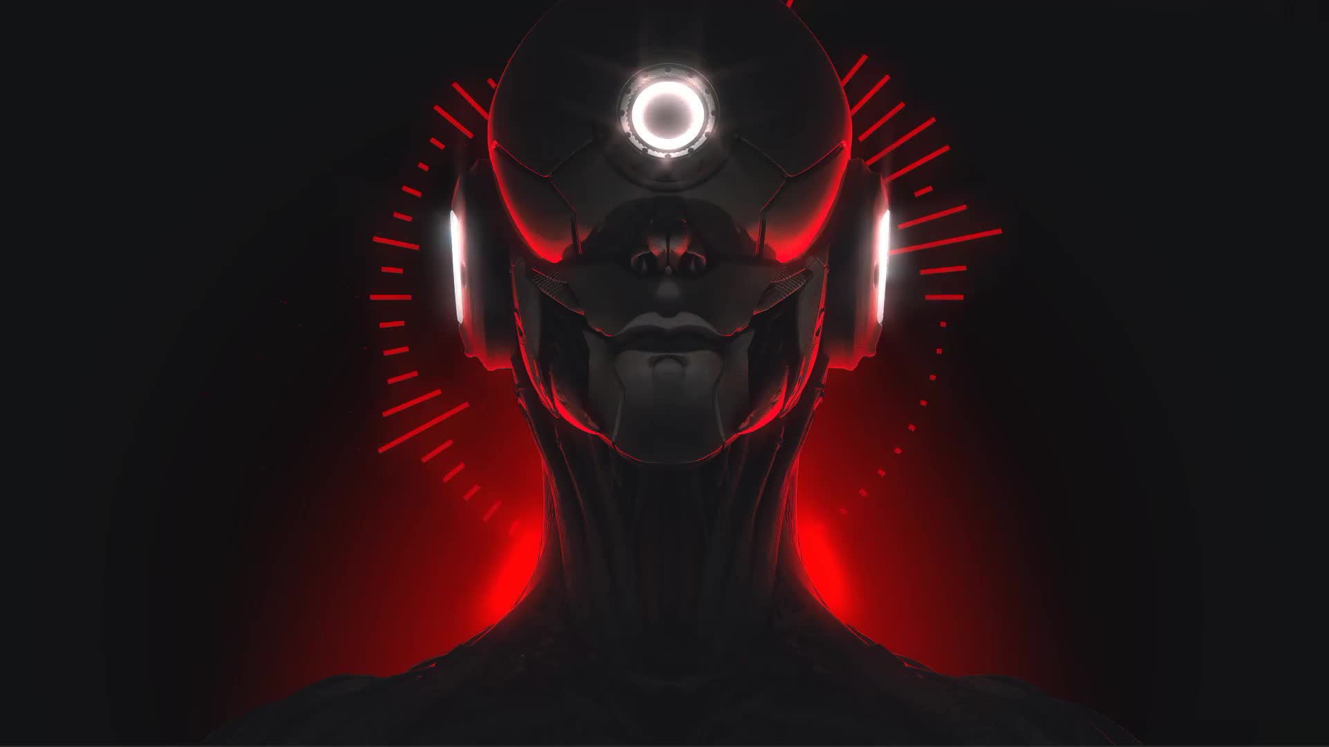 Download Red Cyber Dude Live Wallpaper