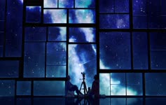 Stars Night Sky Anime Live Wallpaper