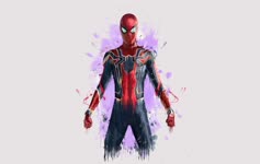 Avengers  Iron  Spider  Man  Artwork  4K  Live  Wallpaper