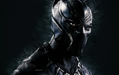 Black  Panther  4K  Creative  Art  Superhero  Splashes  Live  Wallpaper