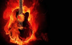 Guitar  Flame  Fantasy  Abstract  2K  Live  Wallpaper