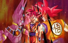 Anime Dragon Ball Legends Goku Ssg Animated Desktop