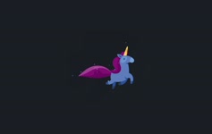 Cute Unicorn Animated Desktop