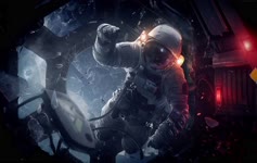 Accident in Space 4K Animated Wallpaper