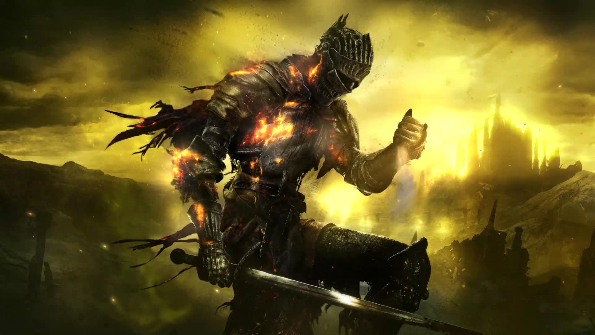 Download Game Dark Souls Warrior with Sword Live Wallpaper