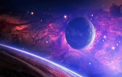 Deep Space Planet And Stars Live Wallpaper