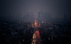 Night City In The Rain Live Wallpaper
