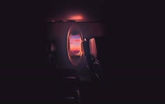 Jet Plane Window and Sky Live Wallpaper