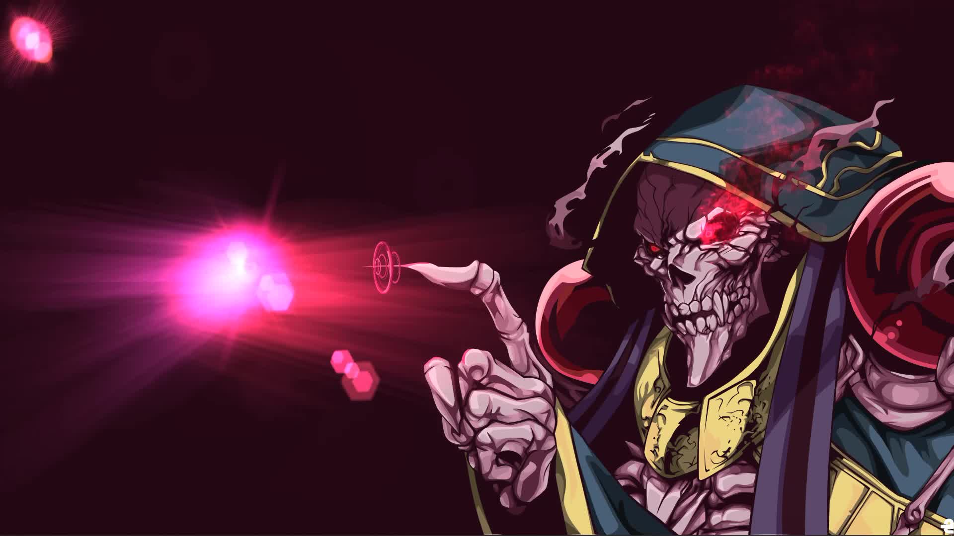 Download Overlord Skull Magic Live Wallpaper