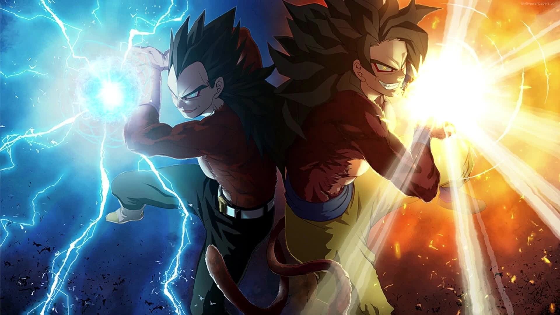 Download Anime Goku and Vegeta Dragon Ball Super Saiyan Live Wallpaper