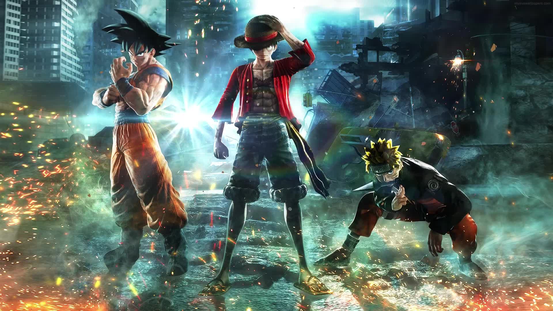 Download Goku Luffy Naruto Anime Live Wallpaper