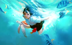 Water Girl Hd Anime Live Wallpaper