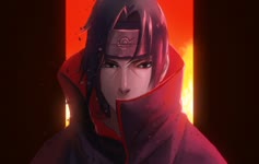 Itachi Uchiha Fire Naruto Anime Live Wallpaper