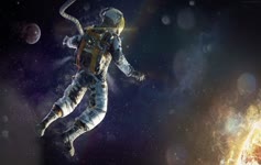 Astronaut In Space Hd Quality Live Wallpaper