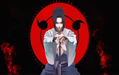 Sasuke Uchiha Sharingan Anime Red Black Live Wallpaper