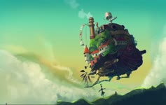 Howls Moving Castle Animated Live Wallpaper