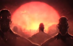 Sunset Attack On Titan Anime Live Wallpaper