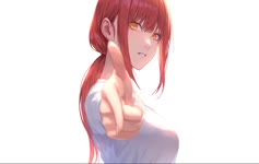 Anime Girl Pointing Finger Live Wallpaper