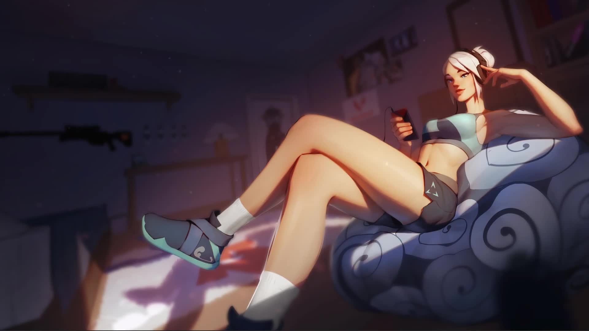 Download Game Valorant Jett Live Wallpaper