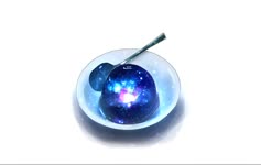 Jelly Nebula In Plate Animated Desktop