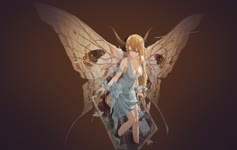 Anime Butterfly Girl Video Live Wallpaper